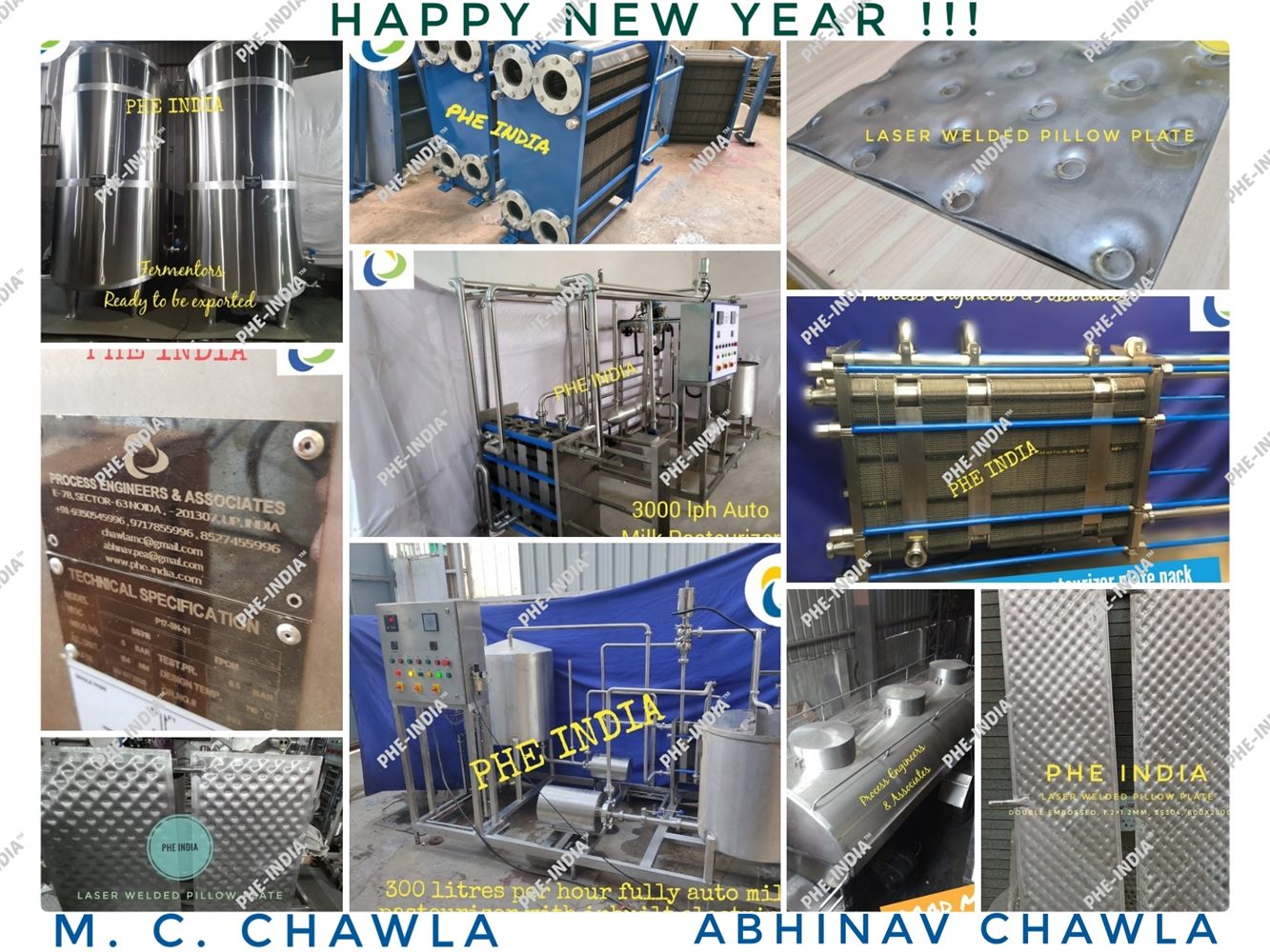 Industrial PHE units ready for dispatch