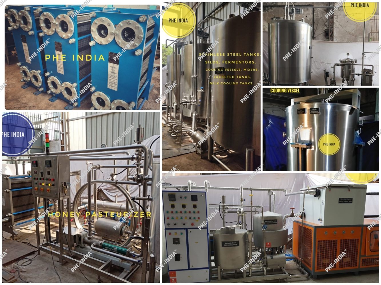Plate heat exchanger manufacturing workshop