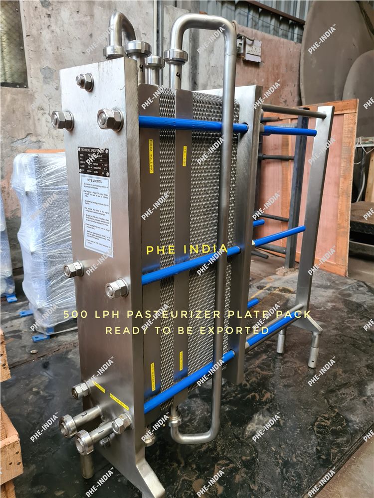 Industrial oil cooling plate heat exchanger